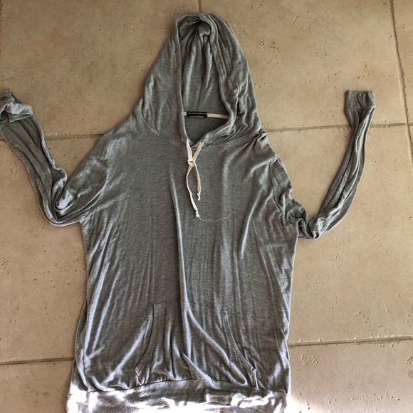 Brandy Melville Tops - BRAND NEW GREY BRANDY HOODIE